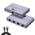 Gigabit Ethernet Splitter 1 to 2/3/4 1000Mbps RJ45 LAN Internet Splitter for PC Laptop Nintendo Switch Router TV Box Digital TV