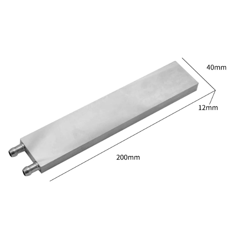 Aluminum PC Water Cooling Radiator For Liquid Cooler Processor Heat Sink 40 80 120 160 200 240 250mm