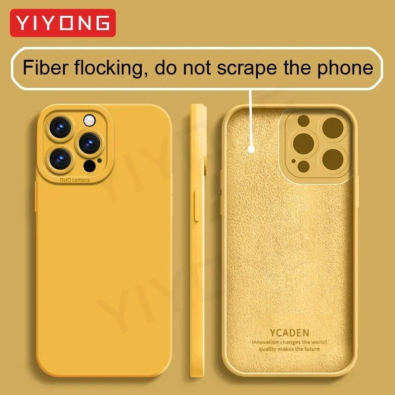 For FindX8 Pro Case YIYONG Silky Feel Liquid Silicone Soft Cover For OPPO Find X8 Ultra X9 Pro FindX9 5G Shockproof Phone Cases