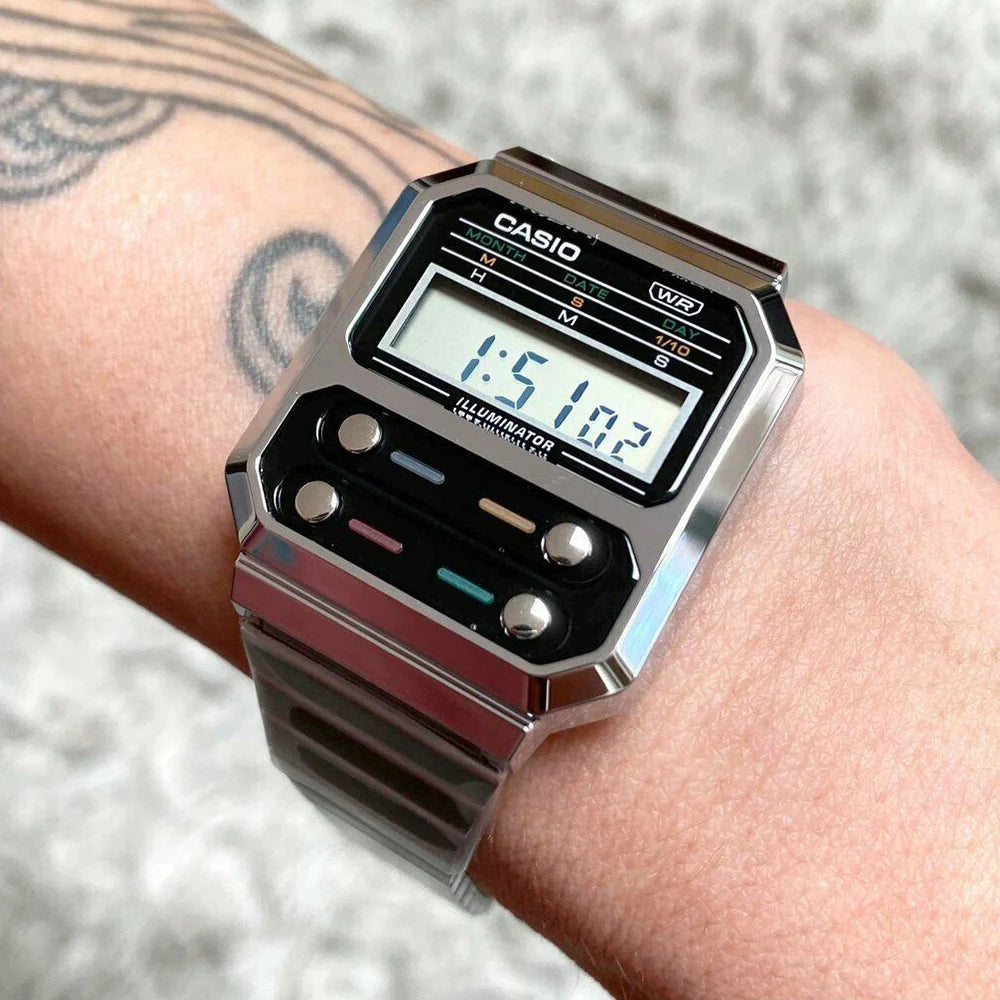 Casio watch for men top luxury fashions Calculator Model  Personalized trendy style relogio masculino часы женские  A100WE-1A/7B
