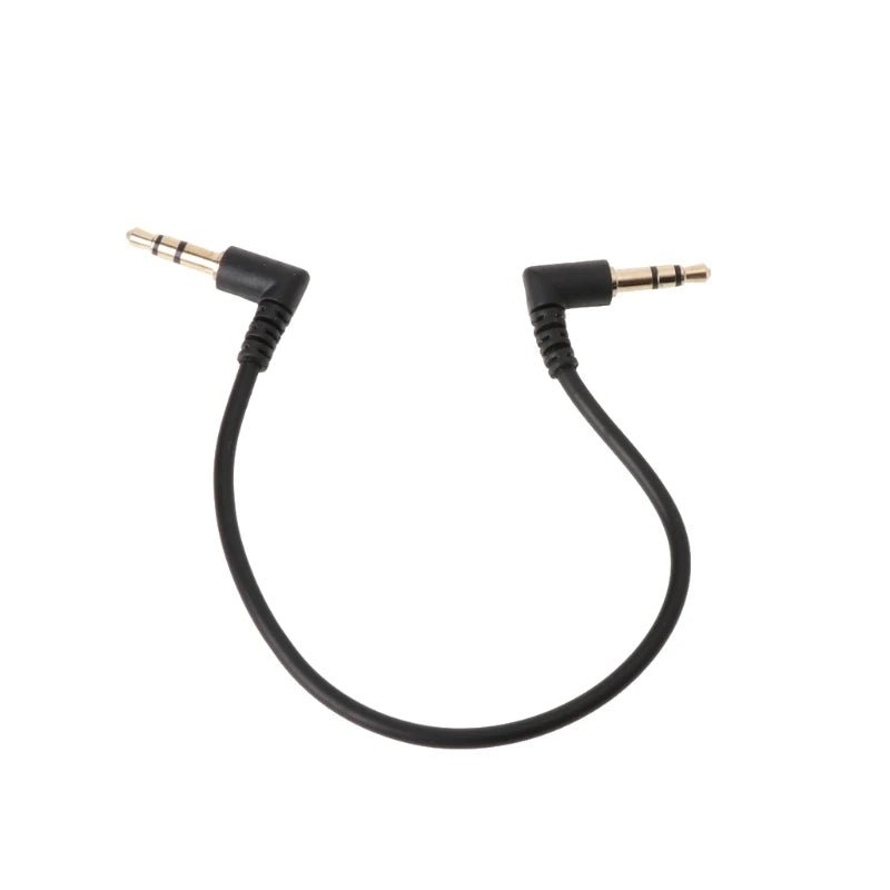 2022 New 90 Degree Right Angled 3.5mm Male To Male Stereo Cable For Car AUX