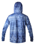 Summer Men Hooded Long Sleeve Performance Fishing Shirts Jersey Fishing UV Hoodies Clothing Face Mask