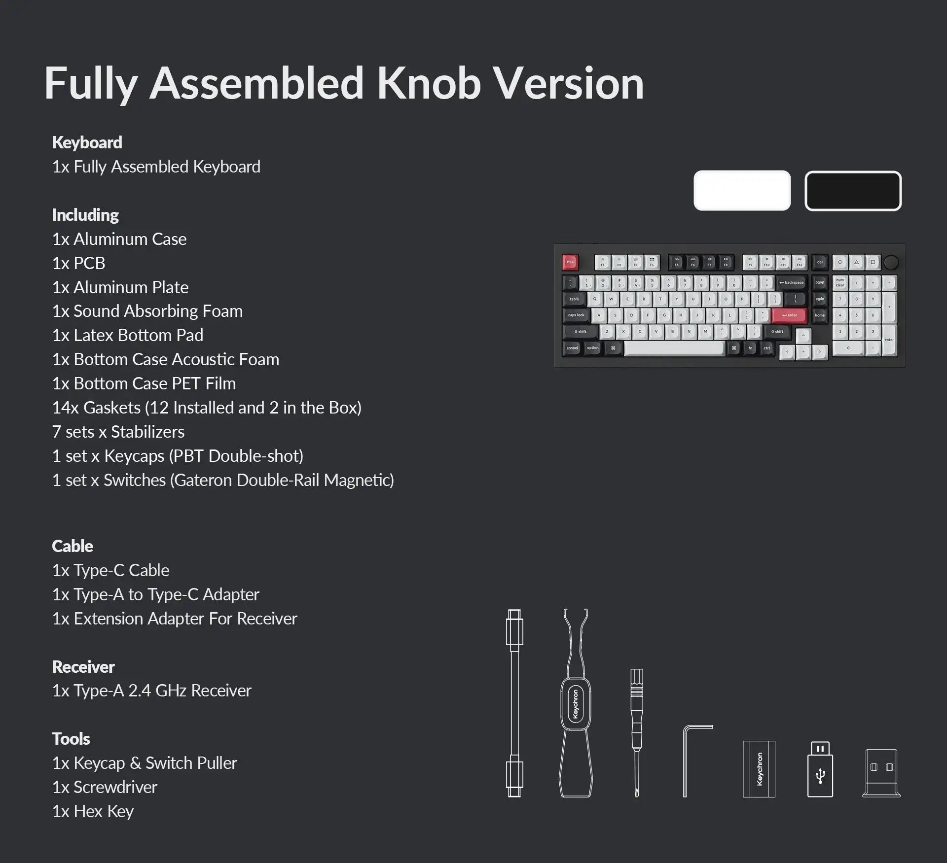 Keychron Q5 HE QMK Wireless Custom Mechanical Keyboard Magnetic Switches Adjustable Actuation Point Aluminum RGB Backlight