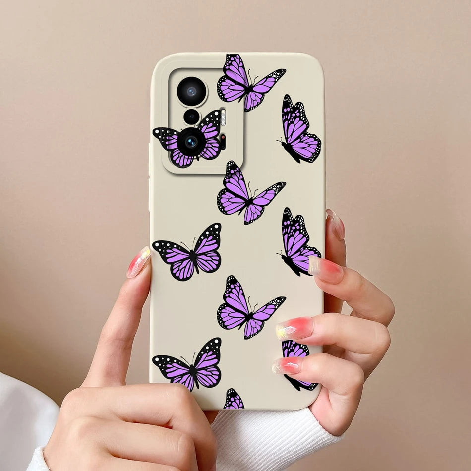 Love Heart Case For Xiaomi 11T Pro Back Cover Soft Liquid Silicone Full Protection Phone Covers For Xiaomi Mi 11t Pro 11 t Funda