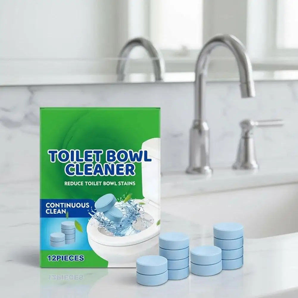 Toilet Cleaning Tablets Continuous Cleaning Reduces Toilet Stains Easy To Use Compact Portable And Convenient