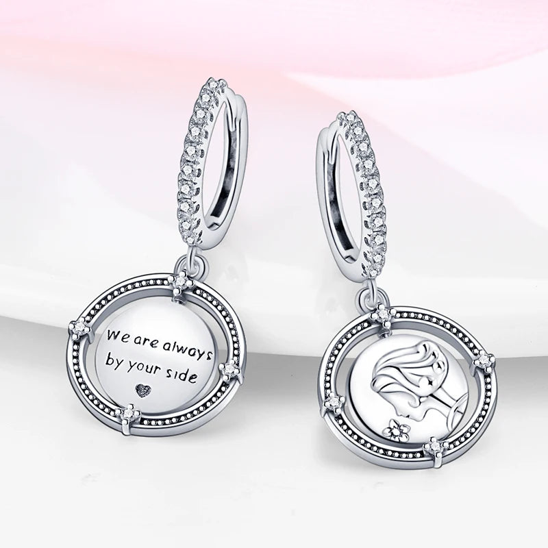 Hot Sale 925 Sterling Silver Spring Zircon Sunflower Stud Earrings For Women 2023 Trending Fashion Jewelry mother's day gift