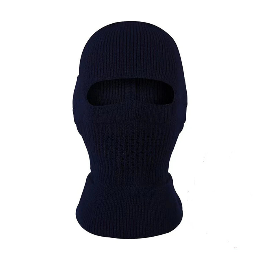 Mask Beanies Hat Men Full Face Cover Pullover Cap Winter Balaclava Knitted Hat Outdoor Cycling Motorcycle Ski Full Face Mask Hat
