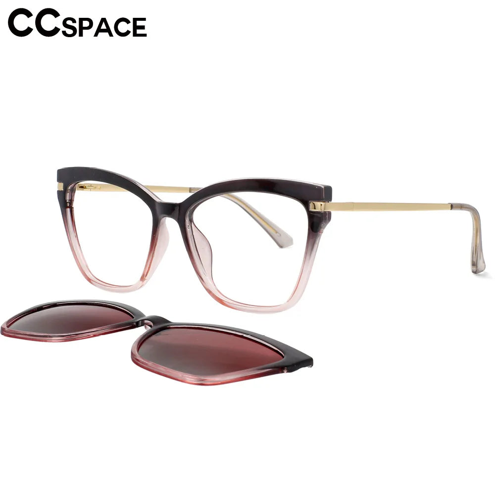 Polarized Flip-on Sunglasses Men Women Fashion Computer Eyeglasses TR90 Anti Blue Light Glasses Frames 53684