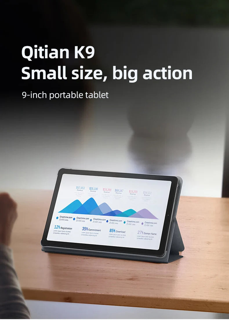 Global firmware Lenovo Pad K9 M9 Tablet 9-inch HD screen Portable Tab 4G+64G Android 12 Tablet M9 Grey LTE 5100mAh battery