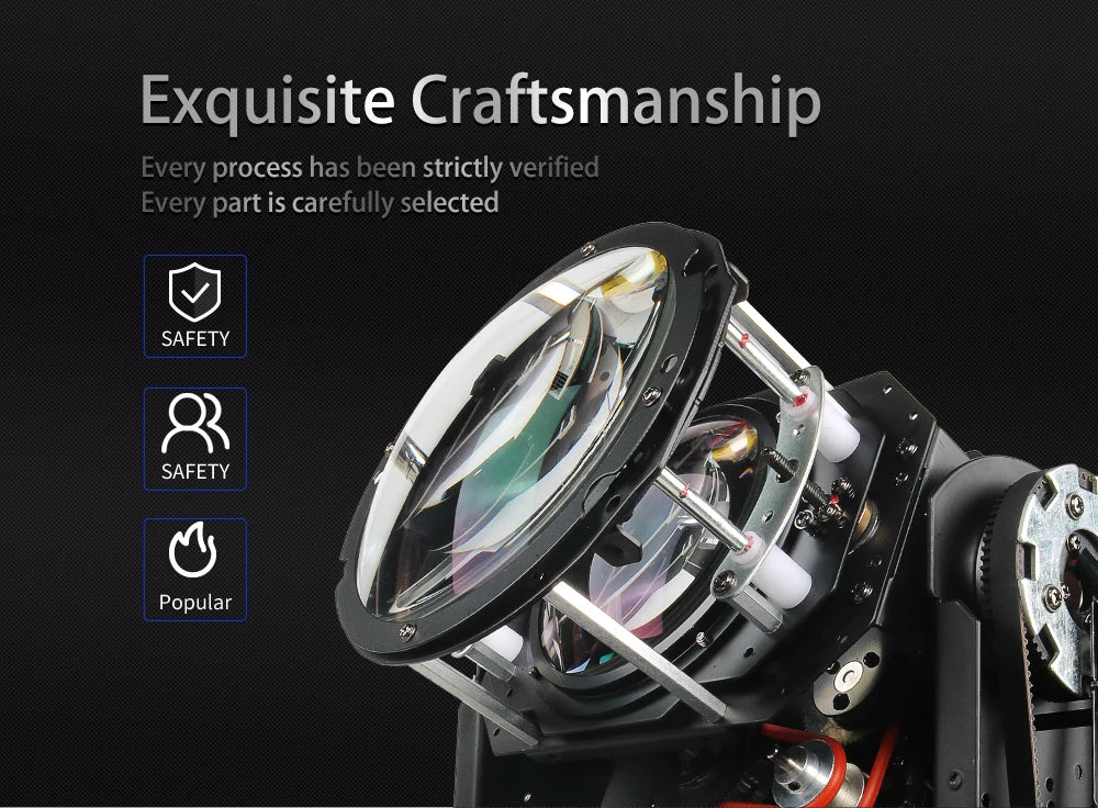 SHEHDS Bulb Beam 275W Moving Head Light Double Prism DMX512 For Night Club Wedding Theater