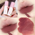 Velvet Matte Lip Gloss - Long-lasting, highly pigmented liquid lipstick in brown, pink, purple, red shades - for a portable dail