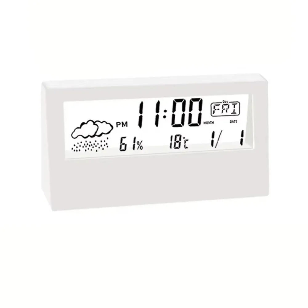 Digital Display Digital Clock Electronic Design Multifunction Features Desk Clock Decoration Style Study Design Table Clock