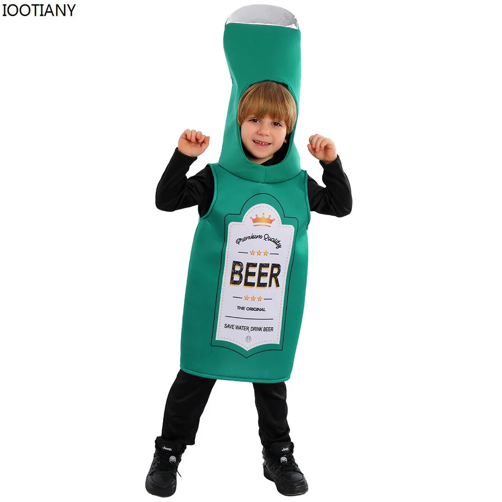 Boy Day Beer Bottle Cosplay Costume School Festival Performance Girl Performances Outfit Oktoberfest Dress Up 2026