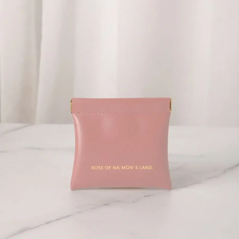 Fashion Simple Lipstick Makeup Bag Portable PU Cosmetic Organizer Pouch Travel Mini Storage Bag for Women Girls