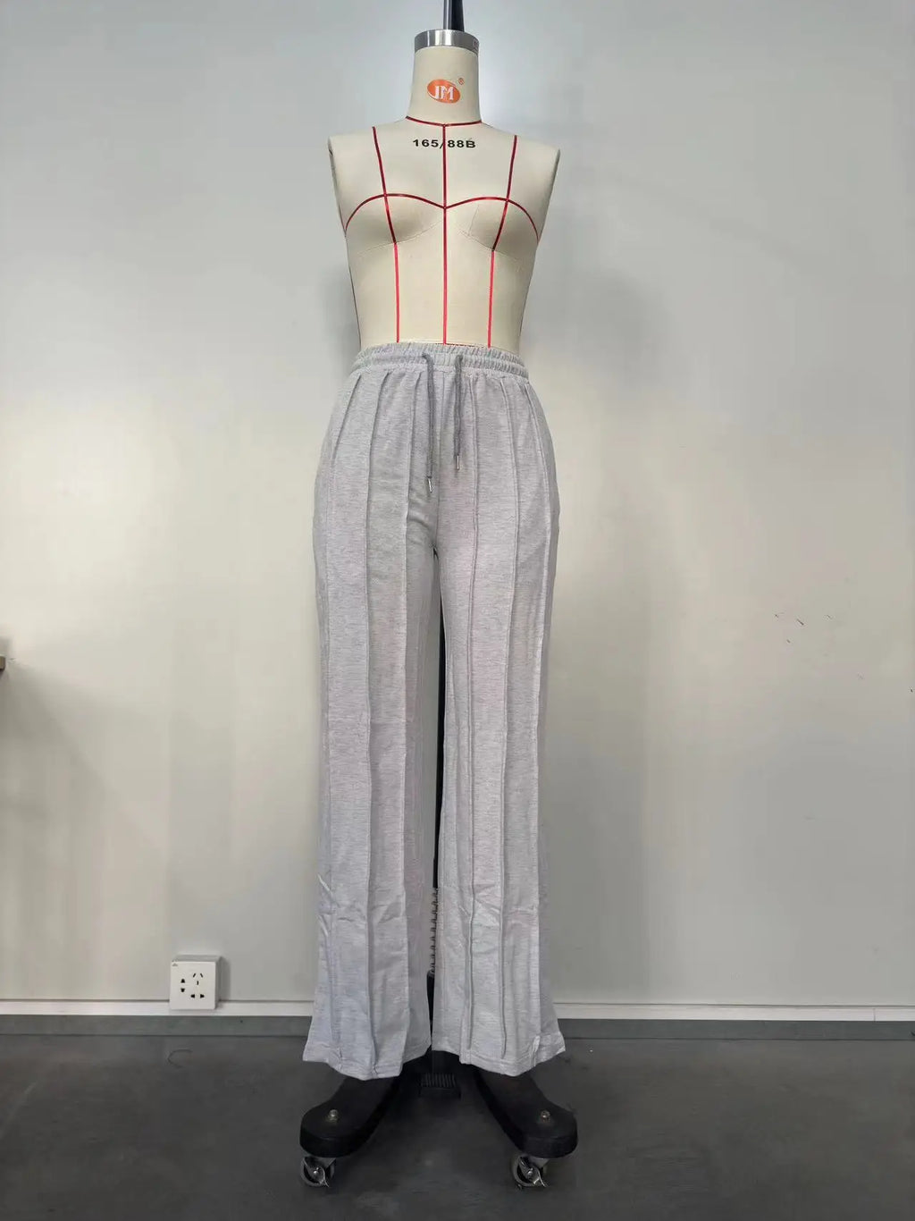 Women Pants Lace Up Ankle Length Loose Pants High Waist Zipper Capris Tracksuit Elegant Party Y2k Mom Pockets Streetwear Casual