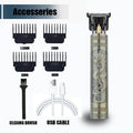 New！T9 Electric Hair Trimmer/Accessories | USB Professional Shaver | 0mm Bald Fade Cutting Machine Portable for Men Home Haircut