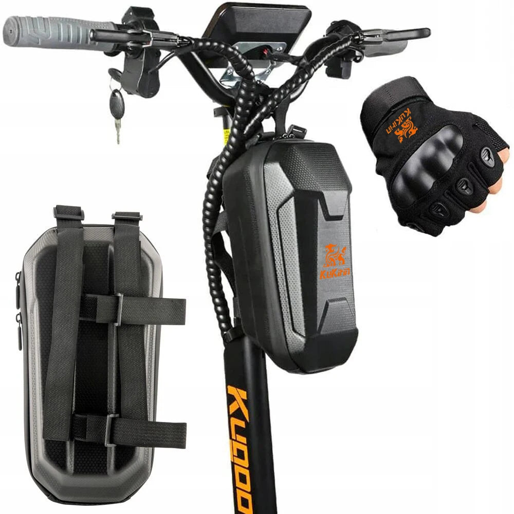 Kukirin Electric Scooter Bag 2L Fashion Design Sunscreen Handlebar Installation Storage Bag With Windproof Riding Gloves