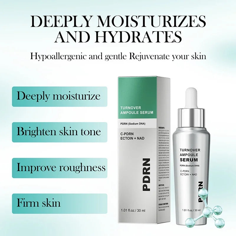 PDRN Peptide Collagen Essence Cream Set,PDRN Firming Deeply Moisturizing Skin Care Ampoule Essence,PDRN High SPF Glow Sunscreen
