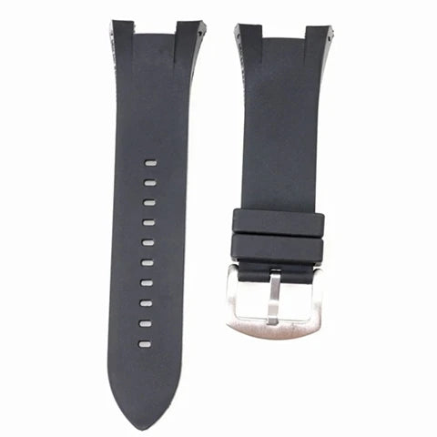 Durable Silicone Watchbands for Armani Ax1802/Ax1050/Ax1803 Series with Concave Interface 31*14mm Watch Strap