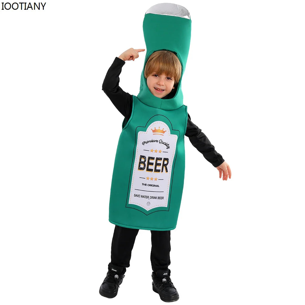 Boy Day Beer Bottle Cosplay Costume School Festival Performance Girl Performances Outfit Oktoberfest Dress Up 2026