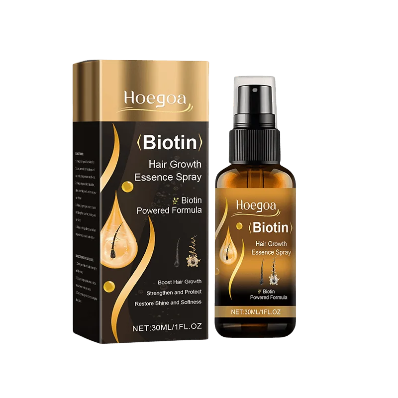 Biotin Fast Hair Growth Spray Anti Hair Loss Serum Prevent Baldness Treatment Scalp Beard Beauty Essence Hair Care Products 30ml