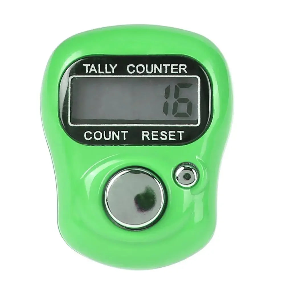 Electric Digital Display Counter Buddha Chanting Counter Electronic Digital Display Hand Tally with LED Light for Sewing