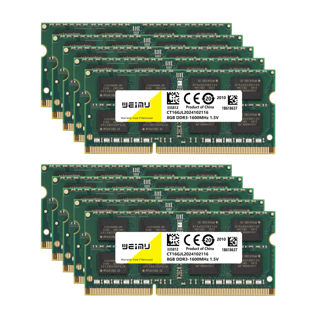 DDR3 DDR3L 4GB 8GB Laptop Memory Ram PC3 1.5V 8500 10600 12800 PC3L 1.35V 1333 1600 1866Mhz 204Pin Non-ECC Sodimm Memoria Ram