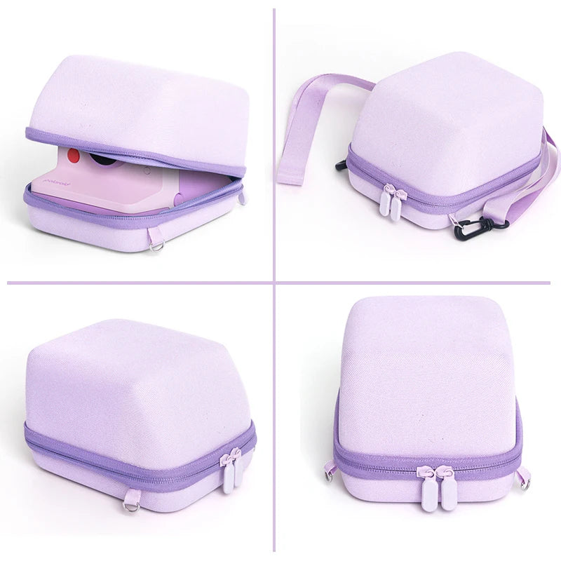 Universal Instant Camera Storage Bag EVA Hard Protective Cover Anti Scratch Anti-Drop for Polaroid GO/One Step 2/NOW+