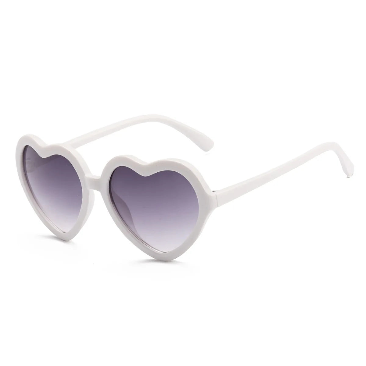 Stylish Kids Heart Sunglasses Large Frame Cute Eyewear For Boys Girls Baby Toddler 0-12 Years UV400 Protection Outdoor Shades