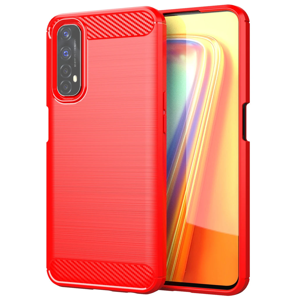 For Realme 7 Narzo 20 30 Pro Coque Silicone Shockproof Half-wrapped Back Cover For OPPO Realme 6 6S 7 8 Pro 7i C11 C17  C20 C21