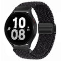 20mm 22mm Magnetic Bracelet for Samsung Galaxy Watch 7/6/Classic/5/4/3 Braided Nylon Strap for Huawei Watch 4/3/GT6 5 4 Pro Band