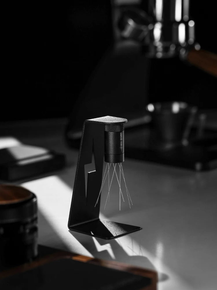 MHW-3BOMBER Espresso Distribution Tool Coffee WDT Adjustable Needles Stirrer with Magnetic Rack Professional Barista Accessories