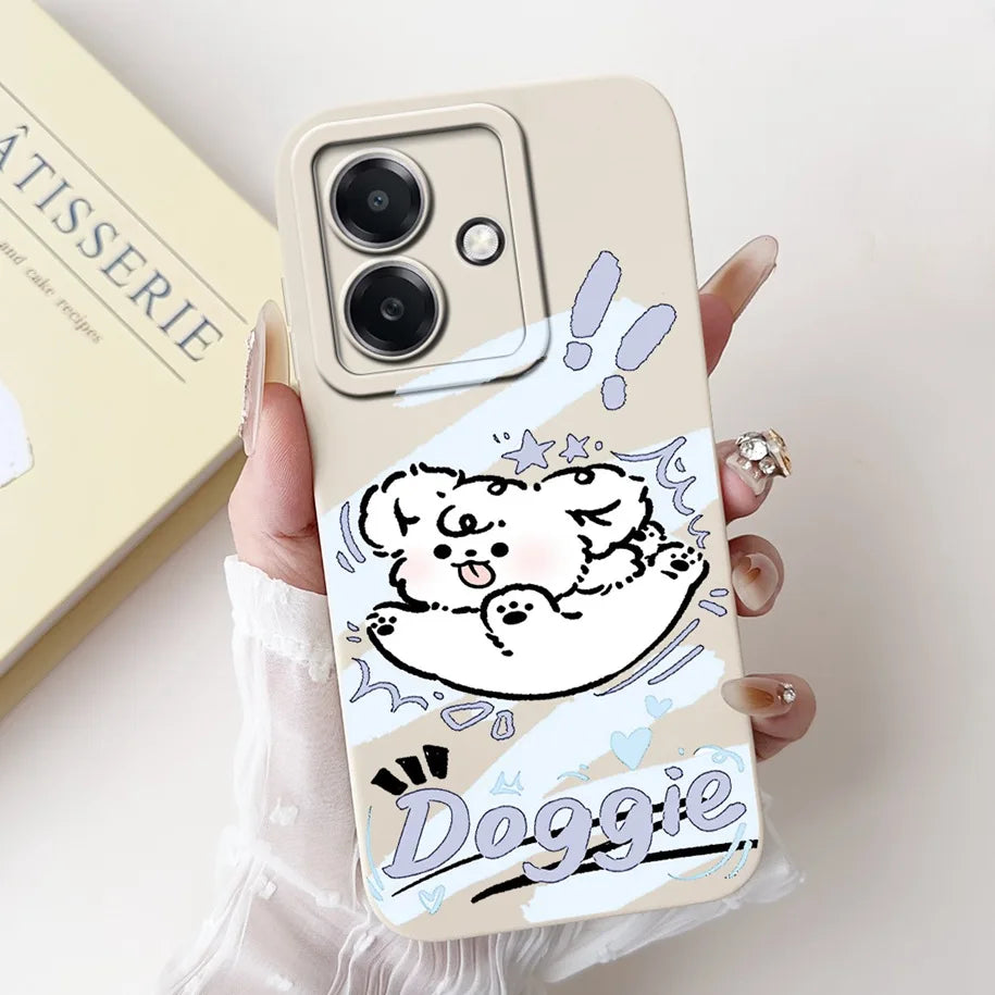 For Funda OPPO A3 A3x 4G Case 2024 Cute Panda Rabbit Soft Silicone Candy Painted Phone Covers For OPPO A40 5G OPPOA3 A 3x Bumper