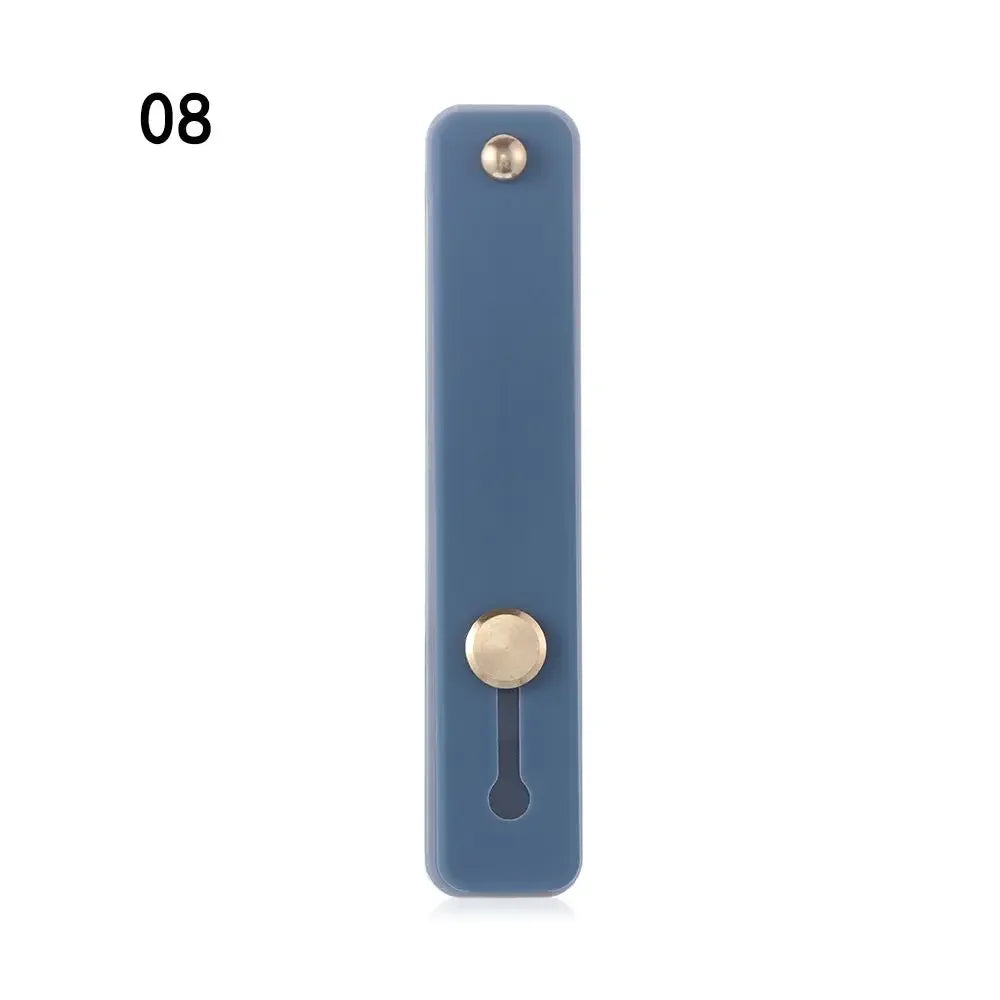 Fashion Phone Holder  Silicone Phone Hand Band Holder Finger Ring Push Pull Grip Stand Candy Color Bracket