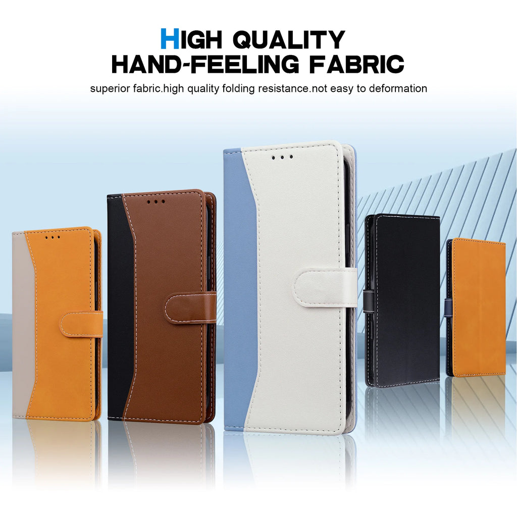 Magnetic Flip Leather Cover Wallet Case For Motorola Moto E15 E14 E13 E20 E30 E40 E22 E22i E32 E32s 4G/5G