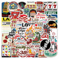 50Pcs Las Vegas Stickers Lucky Las Vegas Dice Stickers Decoration Scarpbook Skateboard Laptop Notebook Waterproof Stickers