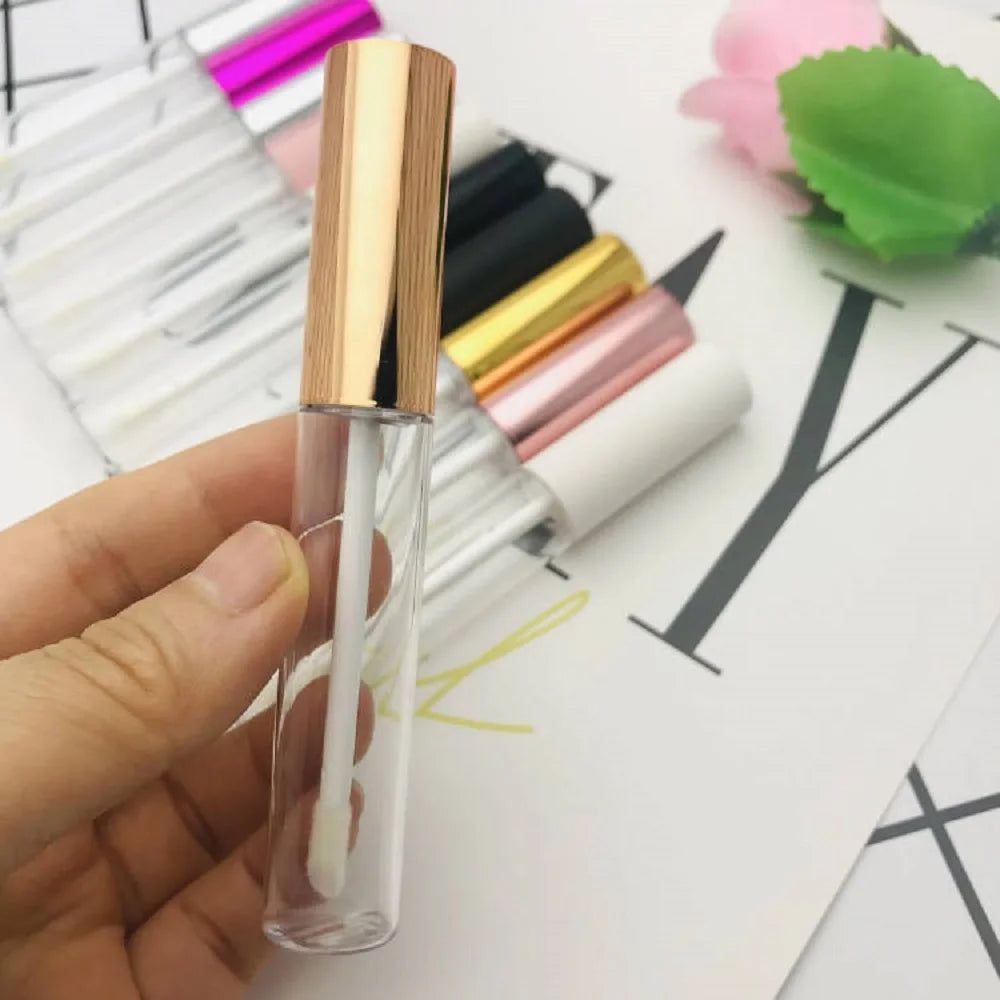 10/30/50/100pcs 10ml Empty Mascara Tubes DIY Lipgloss Containers  Eyeliner Bottle Lipstick Cosmetic Packaging Cans Wholesale