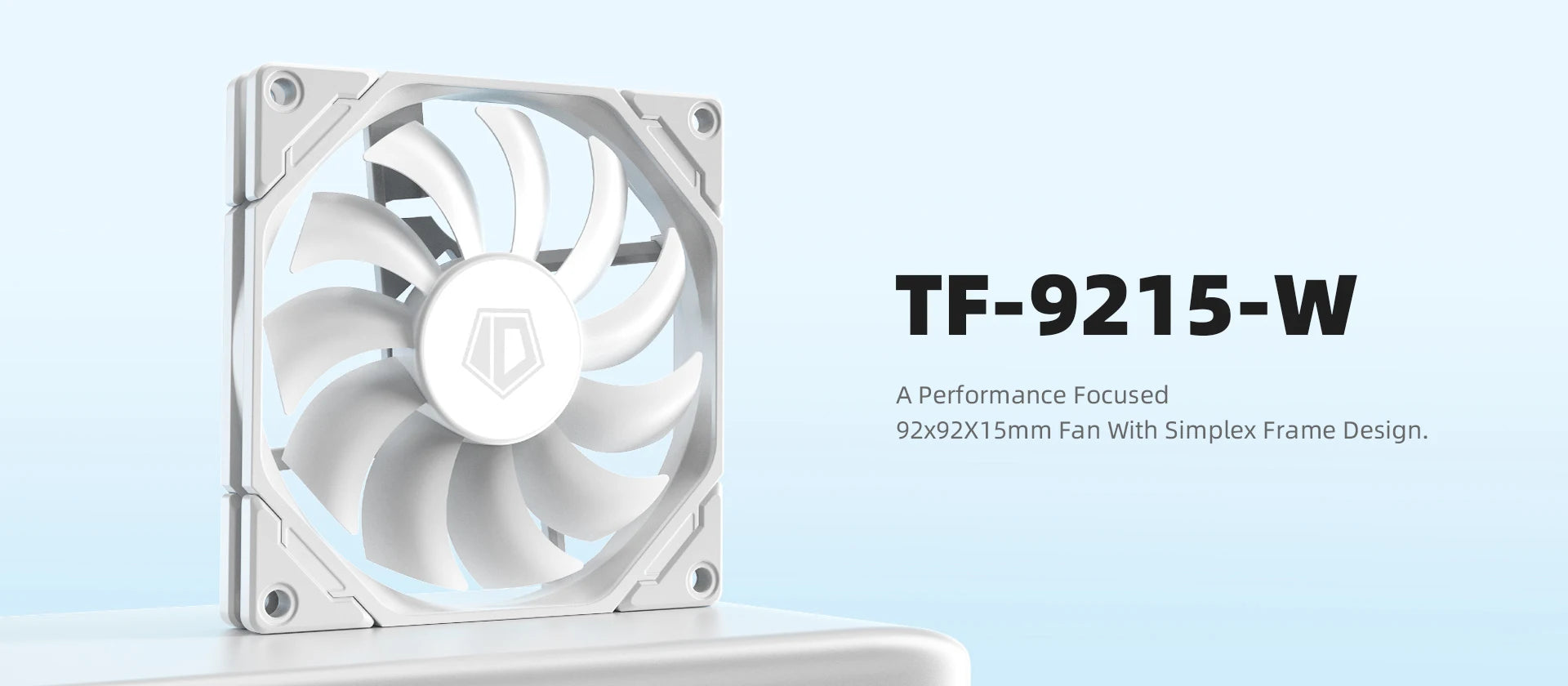 ID-COOLING TF-9215 9015 ARGB Super Slim Thinckness 15mm Ultra-Thin PWM Temperature Control 9cm Chassis Cooling Fan 5V RGB