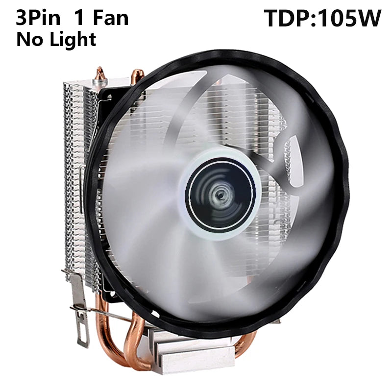 XUANFENG 120mm Fan CPU Cooler 2/4/6 Heat pipe 4pin/PWM Air-cooled Colorful lamp Compatible LGA1700 115x 1200 2011-3 x79 x99 AMD