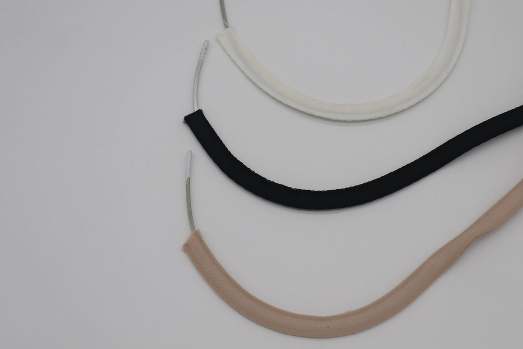 UNDERWIRE REPLACEMENT BRA COVER BAND RIBBON 5 YARDS DIY UNDERWEAR RING BINDING FABRIC BAND