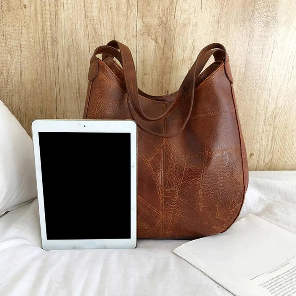 Women's Handbags Vintage Luxury Leather Shoulder Bag Designers Large Bag Modern Fashion Brand Female