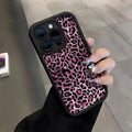 Pink Leopard Print Trendy Pattern Phone Case For iPhone 17 Pro Max XS X XR 17 Air 16 Plus 16E 15 14 13 12 11 7 8 SE 2020 Cover
