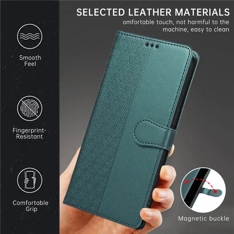 Luxury Leather Phone Case for Google Pixel 10 9 Pro XL 10A 9A 8 8A 7 7A 6 5 Pixel 10Pro XL Flip Wallet Card Stand Cover Coque