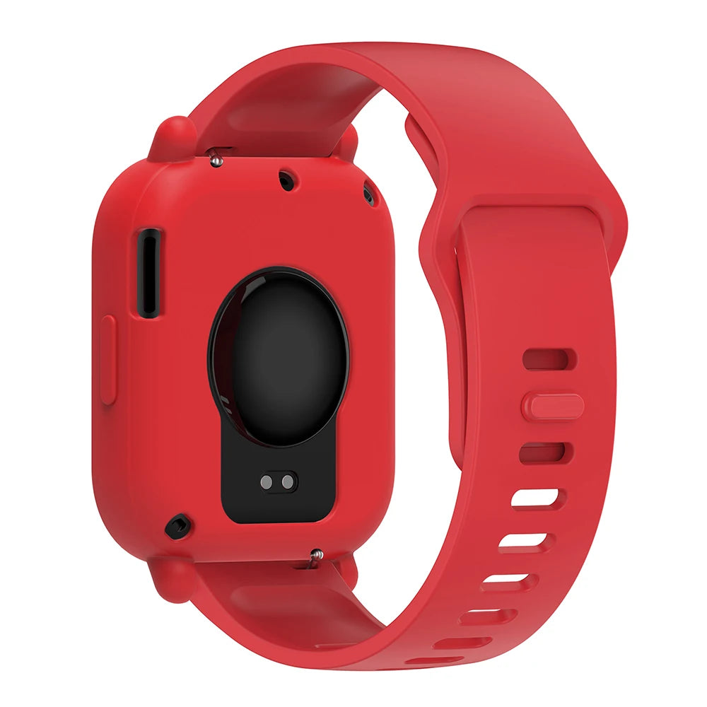 Silicone Strap For Redmi Watch 5 Active Smart Watch Band + Protective Case Shell