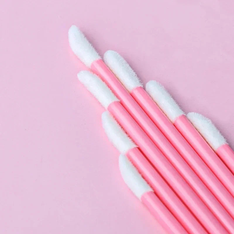 50/100PCS Wholesale Lipstick Perfect Best   Gloss Wands Up Disposable Lip Brush Women makeup Make Applicator Hotting Accessories