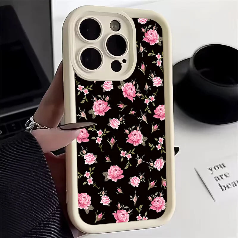 Soft Pale Little Flower Phone Case for Xiaomi Redmi Note 13 Pro Plus 5G 12S 11S 10S 9 10 11 12 Redmi 12C 13C 10C 12 4G Cover