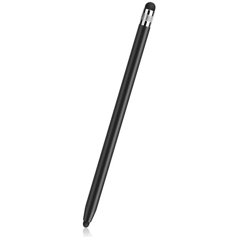 1pc High Quality Universal Pencil Double Silicon Head Touch Capacitive Screen Stylus Caneta Capacitive Pen For Tablet Smartphone