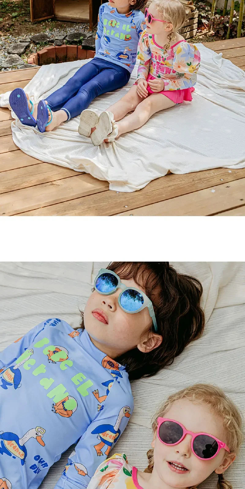 Children's Swimsuit for Boys 2025 New Style Baby Long Sleeved Long Pants Three Piece Set Sunscreen for Boys Aged 3-12 Swimsuit