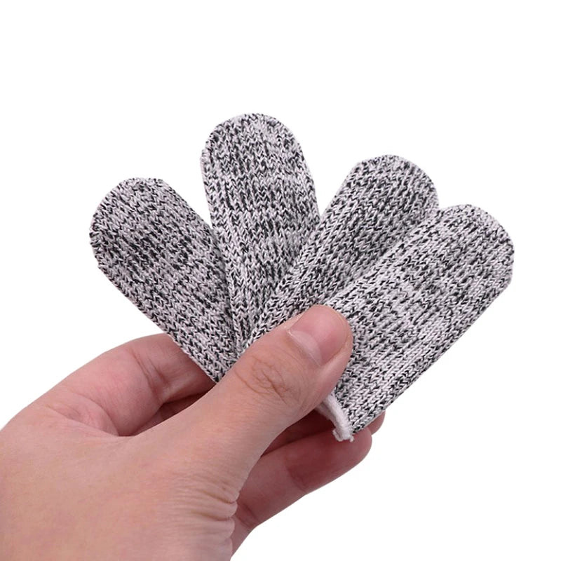 10Pcs Finger Cots Thumb Protector Anti-Cut Fingertips Finger Sleeve Flexible Resistant Protection Finger Cots DIY Work