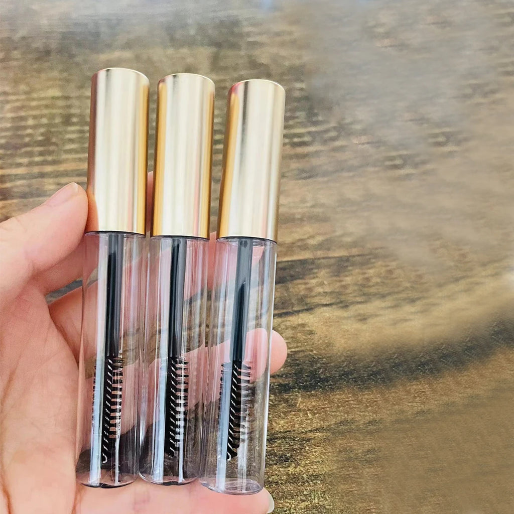 10ml Lip Gloss Tubes Empty mascara bottle Clear Plastic DIY Refillable cosmetic packing container